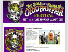 Tablet Screenshot of ohiopawpawfest.com